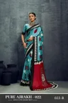 Pure Ajrakh 022 By Rajtex Modal Satin Printed Saree Wholesale Online